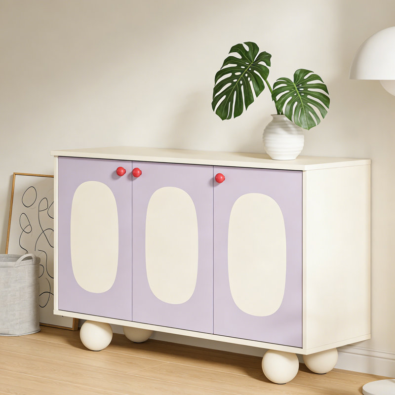 Buffet Nordic Light, Mauve / crème