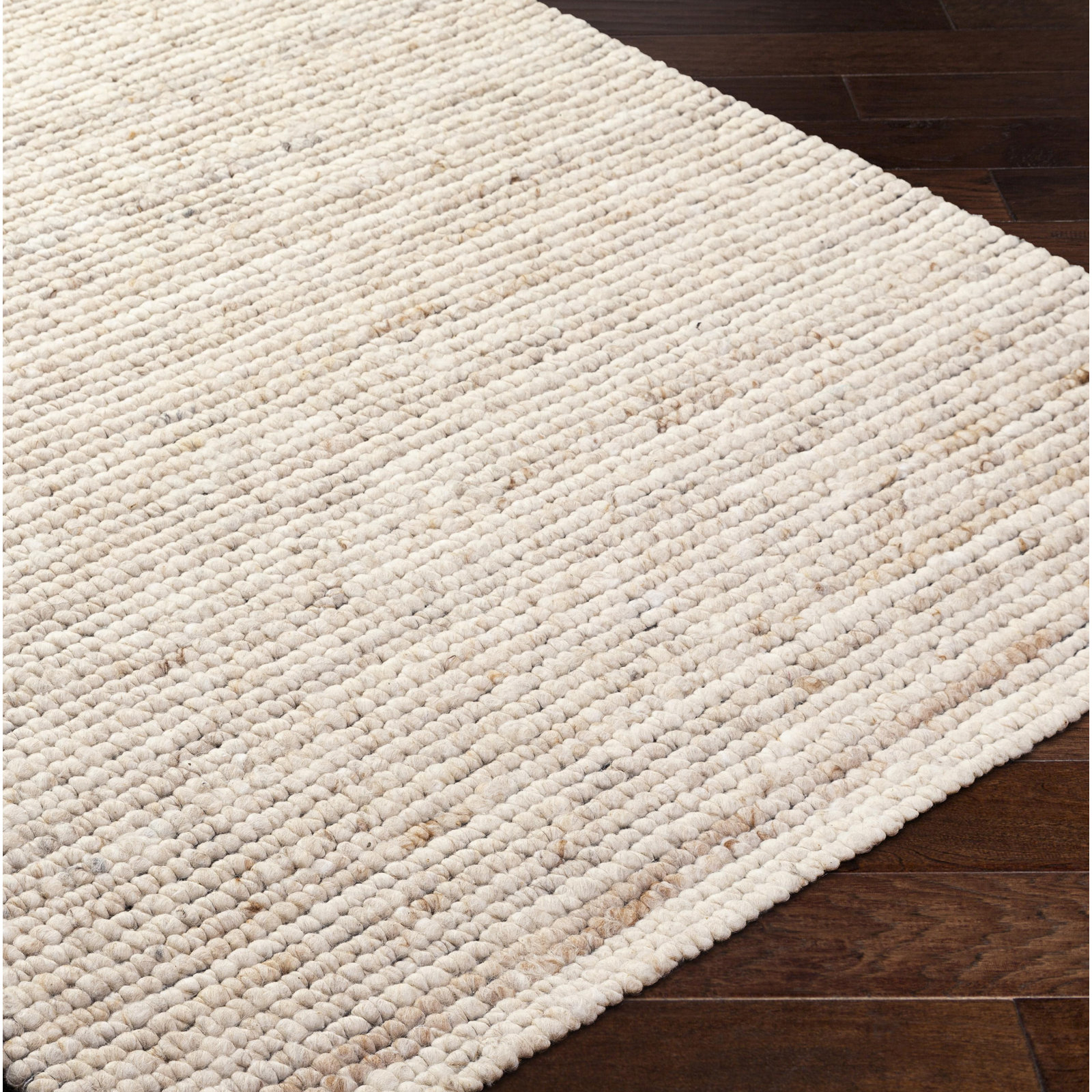 Amasa Beige Rug, Rectangle 2' x 3'