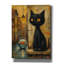 Toile épique «Black Cat And Goldfish 2» par Momart, graffiti épique, 12 po x 16 po-262866500