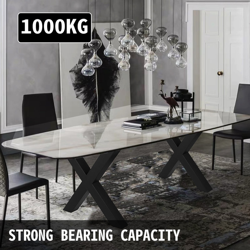 Table Legs, 71.9cm H x 75.9cm W x 9.9cm D