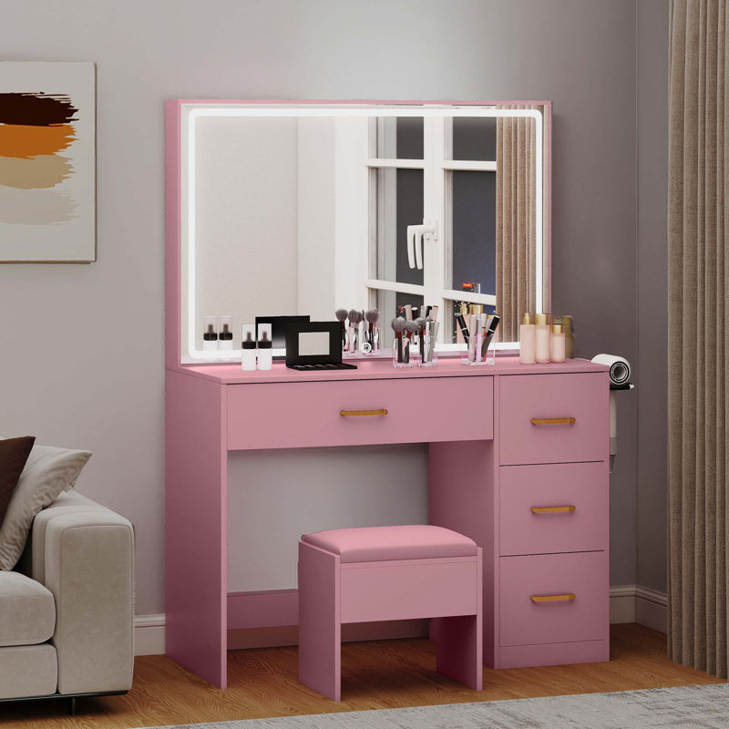 Meuble-lavabo l 35,4 po avec miroir à DEL réglable