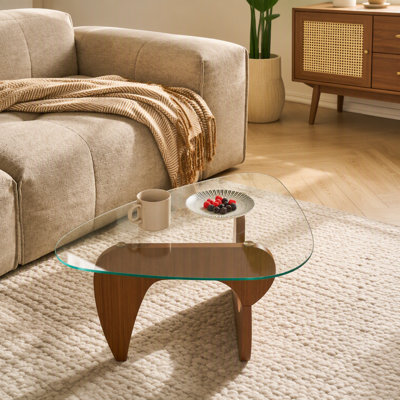 Table basse de style campagnard Mid-Century