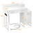 Jolley Reversible Makeup Vanity With Charging Station-1352612741