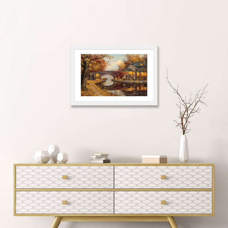 «Tranquility» - reproduction de photo, H 24 po x l 32 po x P 1 po, Papier blanc