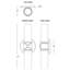 Chase 2-Light Wall Sconce - Polished Nickel, Polished Cas White --216380592
