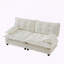 Causeuse modulaire moderne avec tissu chenille, mousse haute densité et assise profonde de 25 po-492903456