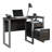 Desk, Dark Brown Finish