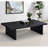 Caroline Black Rectangular Engineered Laminate Coffee Table