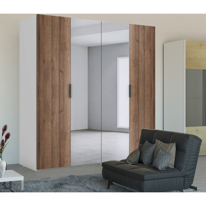 Blocco 4 Door Manufactured Wood Wardrobe