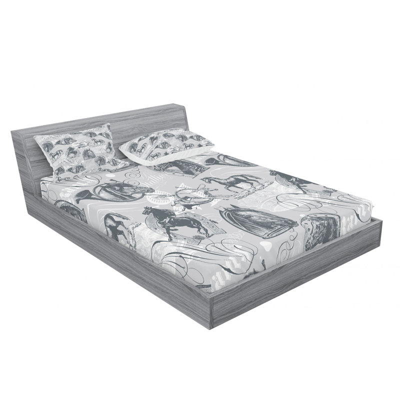 Microfiber Sheet Set, Full Sheet Set with Fitted Sheet