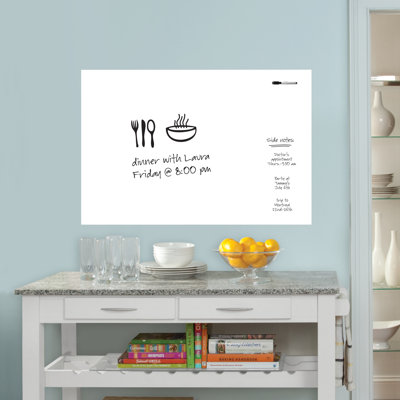 Keristen Abstract Non-Wall Damaging Chalkboard Decals