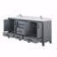 Ensemble de meuble-lavabo double à double cuve 72 po de largeur x 22 po de profondeur avec comptoir en quartz blanc et robinet-2142690977-2142690976-2142691005