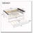 Full Size Wood Daybed with Storage Shelves, Upholstered Backrest,USB and Trundle, White-1058960489