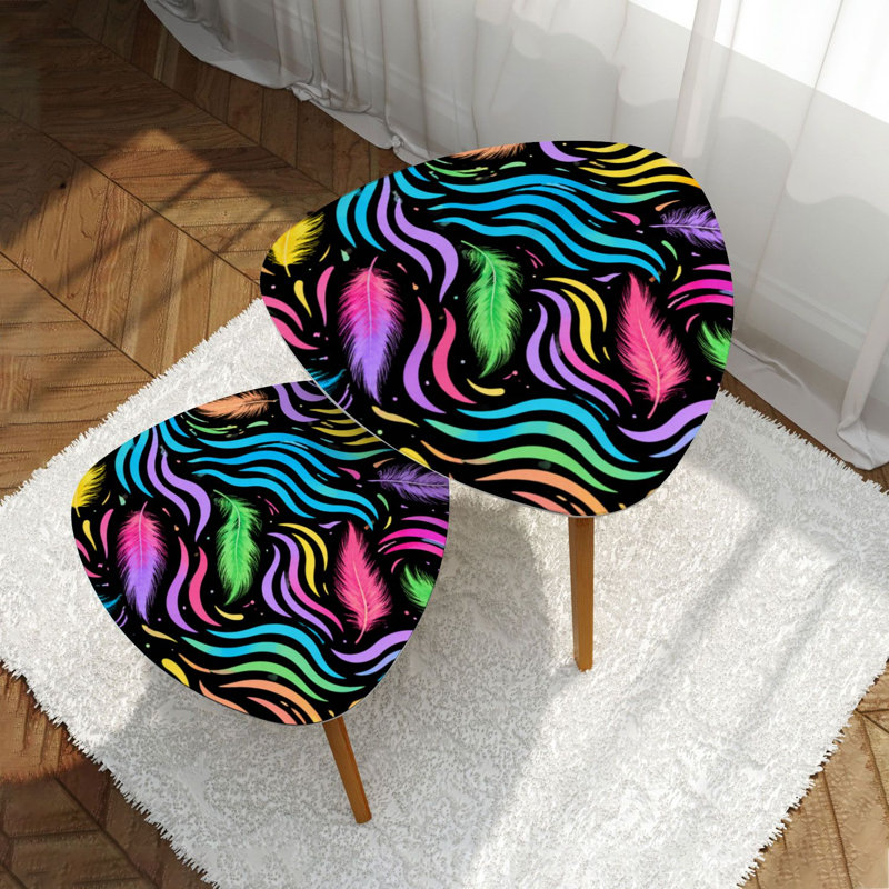 Ensemble de 2 tables gigognes Triangle Nesting