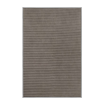 Tapis rayé gris Kuebler