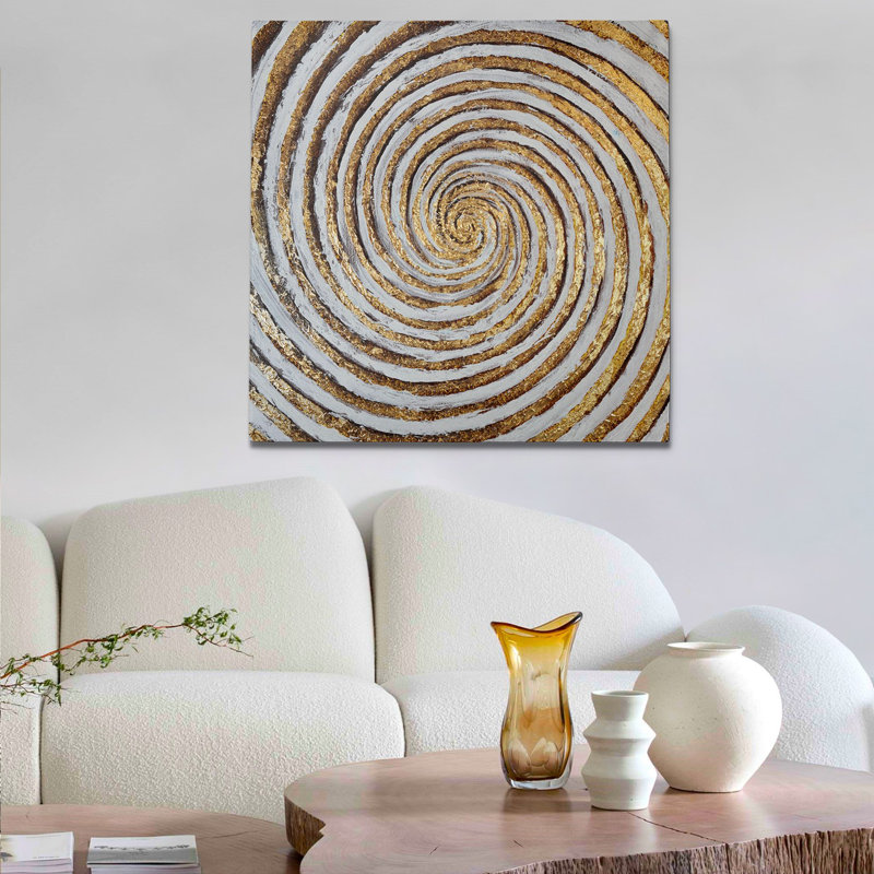 Elena - peinture sur toile tendue, L 20 po x H 20 po