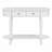Elegant Retro Console Table With Curved Design And Smooth Glaze For Entryways, Living Rooms And Hallways