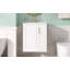 Meuble-lavabo de salle de bain avec lavabo, armoire de salle de bain murale avec porte à fermeture douce