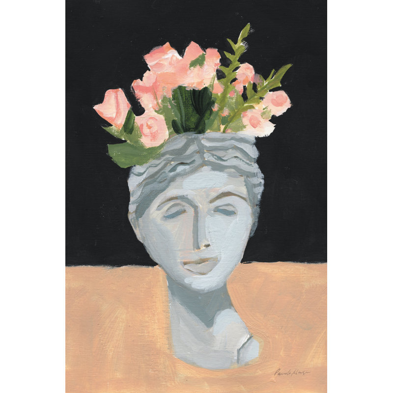 Golden Roses par Pamela Munger - impression, H 36 po x l 24 po, Papier avec cadre blanc simple photo avec passe-pa