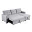 Canapé modulaire rembourré avec méridienne-693887311