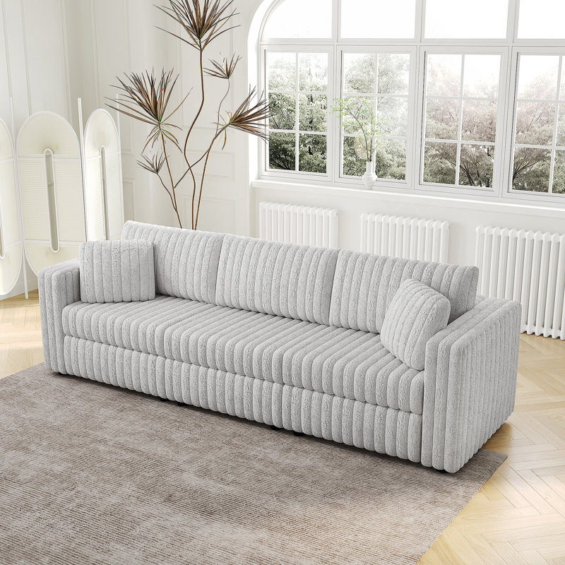 Comfortable 3-Person Modular Sofa With Practical Storage And Stylish Design