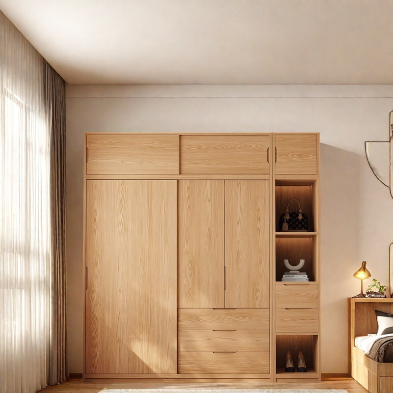 Armoire classique rétro, H 98,43 po x l 62,99 po x P 23,62 po