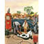«Inflating Beach Toy» par Stevan Dohanos, reproduction sur toile tendue-15880667