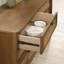 Commode de chambre à coucher 4 tiroirs en rotin, commode de chambre