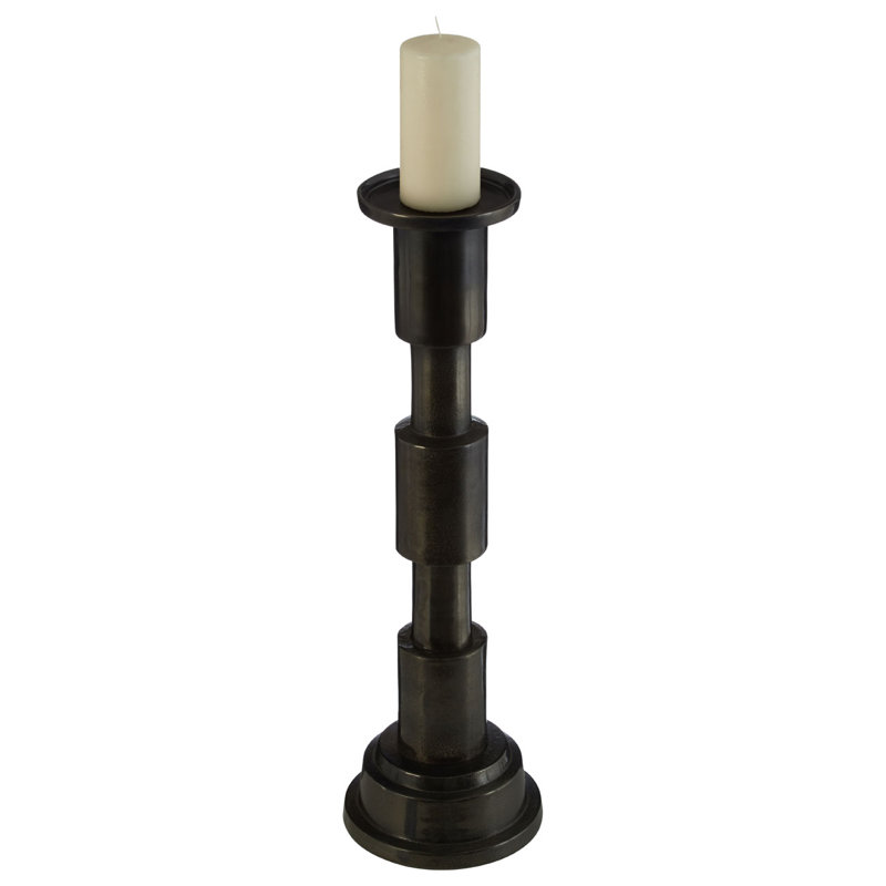 Zac Aluminum Floor Candlestick