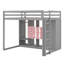 Lit mezzanine en bois avec garde-robe, tablettes et armoire-1893215572-1893215574