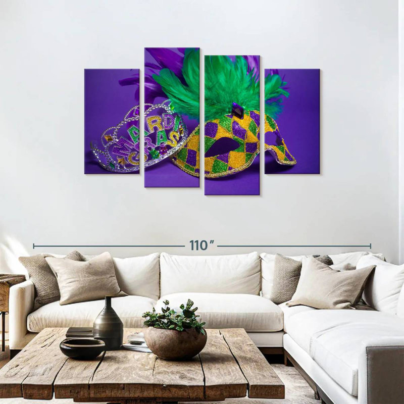 Lelend Mardi Gras Accessories, 48" H x 75" W