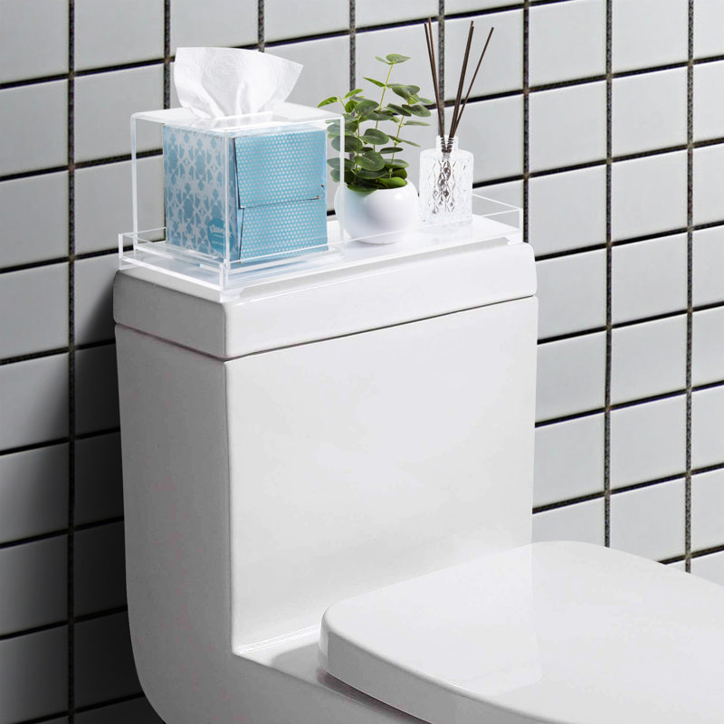 Bathroom Accessory Tray, Clear
