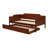 Wood Twin Daybed With Trundle Cherry