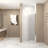 Bifold Shower Door, 1/4"(6Mm) Tempered Glass, Aluminum Frame, Explosion Proof Film-120559078