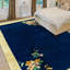 Art Deco Wool Floral Area Rug