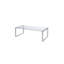 Table basse Huxley - plateau en verre, base en métal, table de salon industrielle moderne-605446996-605509973