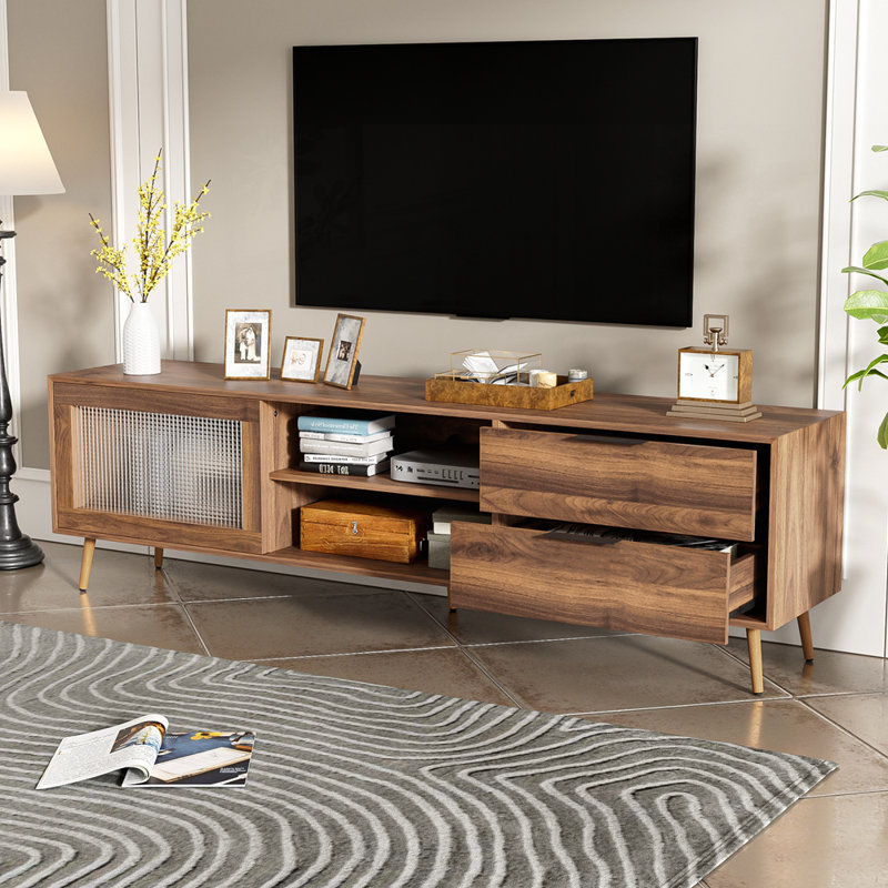 Versatile TV Stand with Multiple Compartments and Stylish Design for Any Room