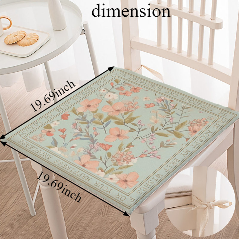 Wildon Home® - Coussin de chaise, L 20 po x P 20 po