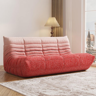 Fauteuil à billes de 65 po de largeur, fauteuil à canapé paresseux, grand fauteuil à billes pour adultes, fauteuils à billes pour adolescents avec mousse à haute résilience, canapé-lit à plancher antidérapant, salon