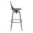 Clean Cut Swivel Counter Stool with Metal Frame-69342291-69342288