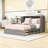 Queen Space-Saving Murphy Bed Cabinet with Drawer