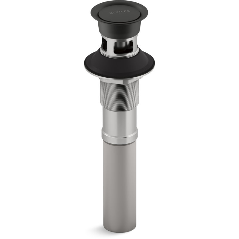 Pop-Up Bathroom Sink Drain, Yes, Matte Black