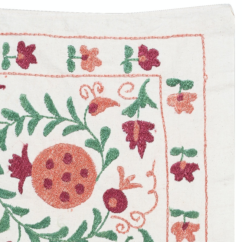 Suspension murale 20 x 35 po. Nappe moderne. Jeté 100% coton