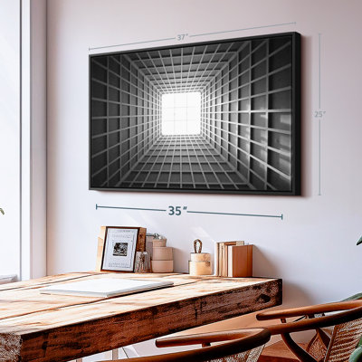 Building Skylight Illusion Canvas Print