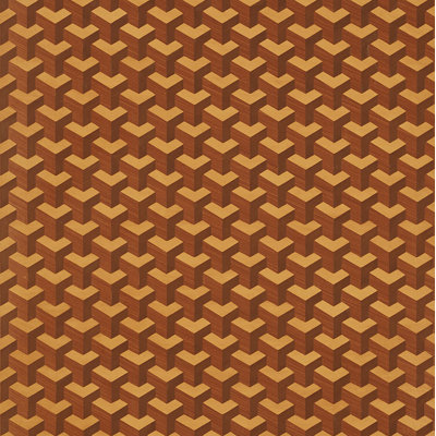 Angolo Hand Painted Marquetry Wallpaper