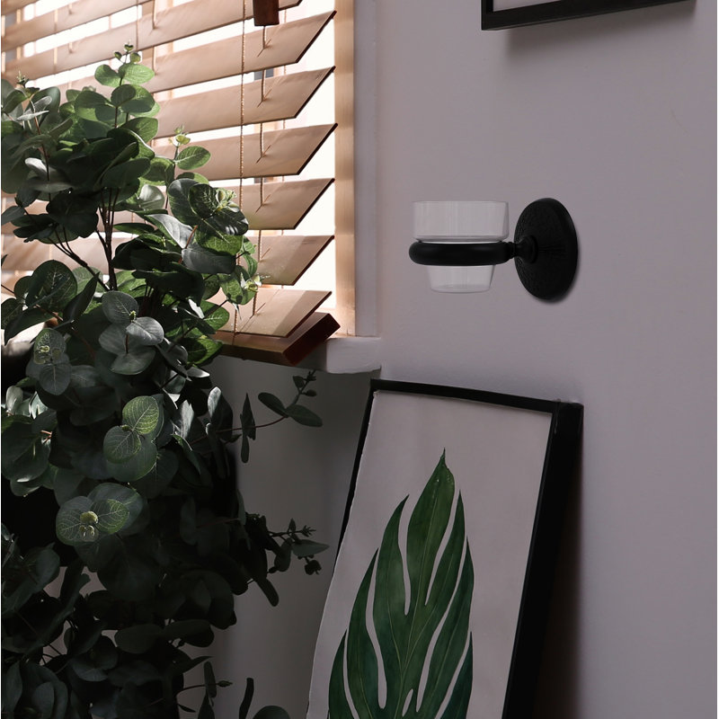 Tilney 4'' H Brass Wall Wall Sconce, Matte Black