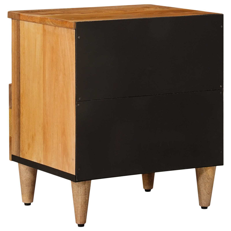 40cm W Solid Wood Bedside Table