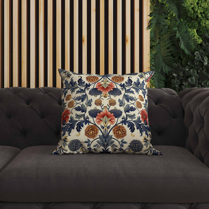 Coussin intérieur / extérieur Flora Medley, Carré 26 po