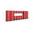Bold Series 14 Pieces 76.75" H x 216" W x 18" D Garage Storage Cabinet Set-33399341-33399339