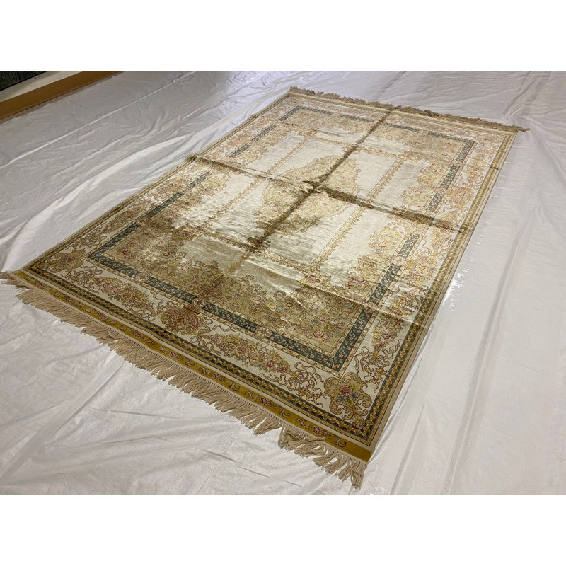 One-of-a-Kind 5′7″ X 8′1″ New Age Silk Area Rug in